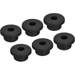 MECCANIXITY Rubber Grommet Mount Dia 3/4" (19mm) Round T Type for Organizing and Protecting Cord Pack of 6