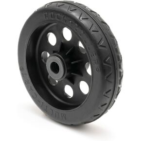 Rock-N-Roller Stealth R-Trac 8" x 2" Caster Wheel 2-Pack for R12 Multi-Carts, Symmetrical Hub