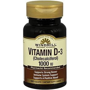 Vitamin D TABS 1000IU WMILL Size: 100
