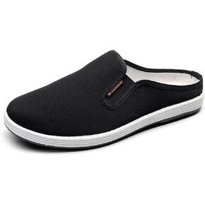 YunPeng Men Lightweight Slippers Slip Ons Walking Chinese Casual House Shoes Mules Clog Slippers