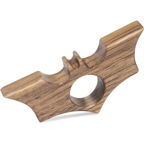 Bat Thumb Book Page Holder, Smooth Finish Walnut Wood Book Holder for Reading, Ideal Book Reader Gifts & Reading Accessories,Book Worm Gifts for Women, Thumb Book Page Holder - Book Lover Gifts