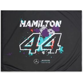 Mercedes AMG Petronas Formula One Team - Official Formula 1 Merchandise - Lewis Hamilton Flag - Multicolor - One Size
