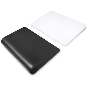 HONKID Low Profile Mouse Wrist Rest for Slim Mouse Wrist Pad for Magic Trackpad, Made of Cool Gel and Non-Slip Rubber Base, Easy Typing and Relieve Wrist Pain, Black