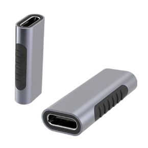 USB Type C Extension Adapter, USB Type C Female to USB Type C Female Adapter, 3A & 10Gbps USB 3.1 Extender Coupler Connector, Support Video Transmission,2 Pack (USB C FM to USB C FM)