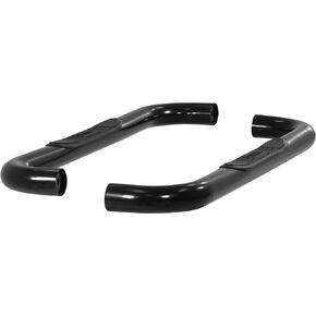 ARIES 204018 3-Inch Round Black Steel Nerf Bars, No-Drill, Select Chevrolet Blazer FS, Tahoe, GMC Yukon, C, K