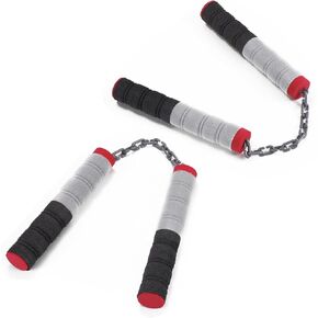Liberty Imports Ninja Foam Nunchucks Sticks for Kids Pretend Role Play - Children Safe Soft Toy Weapons Props Costume Accessories (2 Pairs)