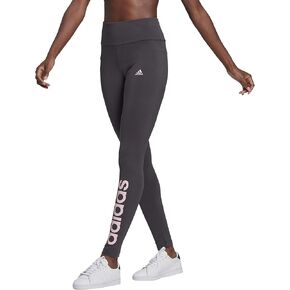 بنطال ضيق بشعار adidas Essentials عالي الخصر للسيدات in Kuwait