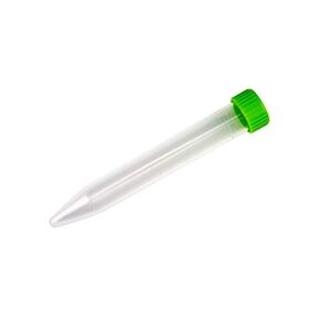 Caplugs Evergreen 240-2469-G80 15 mL Centrifuge Tubes with Screw Caps. Polypropylene Co-Polymer, Bulk (Pack of 200)