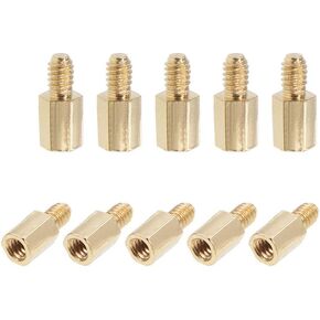 Uxcell M2x4mm+3mm ذكر-أنثى نحاس سداسي PCB اللوحة الأم فاصل المواجهة لطائرة بدون طيار FPV كوادكوبتر، الكمبيوتر ولوحة دوائر كهربائية 50 قطعة