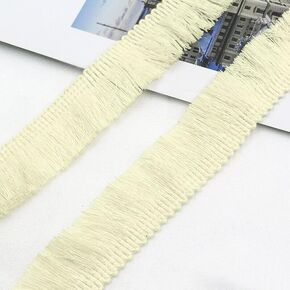 27 Yards 25 mm 0.98 inch,Black Trim FringeTrim Macrame Tassel Lace Trim for Sewing Crafts Clothing, Trim Curtains Sewing Clothes Accessories Lampshade Curtain Home DIY Decoration(Black)