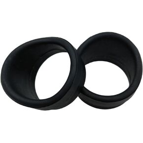 2pcs Rubber Eyepiece Cover Guards for Stereo Microscope Telescope Eyepiece Caps (No.10 Eyecup)