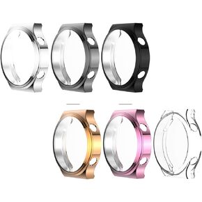 Screen Protector Case Compatible with Huawei Watch GT 2 Pro 2020, TenCloud Covers Scratched Resistant Full Protective Cover for Watch GT 2 Pro (Black+Clear)