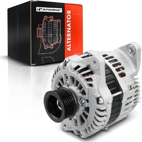 A-Premium Alternator Compatible with Subaru Legacy 2010-2017, Outback 2010-2017, Tribeca 2010-2014, H6 3.6L, 12V 130Amp Clockwise 6-Groove Pulley, Replace# 23700AA620, 23700AA830