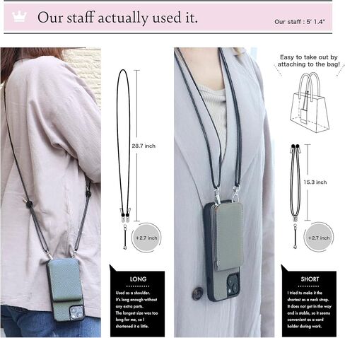 Hanatora] حافظة iPhone12mini قابلة للطي مع حامل بطاقة وغطاء هاتف من الجلد الأصلي، حافظة ذات جودة أنيقة بدون مغناطيس للنساء والرجال، رمادي SCPG-12Mini-Grege in Kuwait