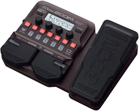 Zoom A1X Four Acoustic Instrument Multi-Effect Processor with Polsen HPC-A30 Monitor Headphones, 9V Power Adapter & 10ft Instrument Cable Bundle in Saudi Arabia