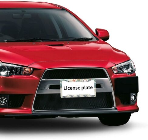 إطارات لوحة ترخيص السلحفاة، إطار لوحة ترخيص لطيف على الشاطئ للنساء والرجال، حامل غطاء إطار أمامي عتيق من الألومنيوم مضحك مع 4 فتحات (QCP-33) in Kuwait