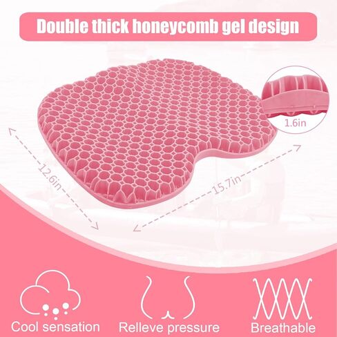 وسادة وردية وغطاء من القماش وسادة مقعد كاياك مضادة للانزلاق، وسادة مقعد من جل كاياك مقاومة للماء لمقاعد الزورق والكاياك، ومعدات صيد الكاياك وما إلى ذلك in Kuwait