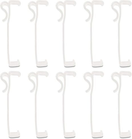 Valance Clips for Window Blind Valance - 4 different sizes!, 6 Pack, 10 Pack, 12 pack and 20 Pack!! (10, 3.0) in Saudi Arabia