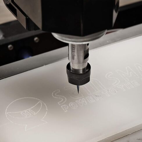 ورقة بولي بروبيلين من مادة Genmitsu CNC، بيضاء غير شفافة، 8 قطع 1/5 × 7 × 4 بوصة، ورقة PP، مثالية للنقش باستخدام الحاسب الآلي، والقطع، والطحن، والحرف اليدوية وزخارف عيد الميلاد in Kuwait