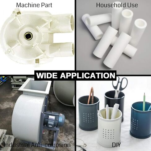 ورقة بولي بروبيلين من مادة Genmitsu CNC، بيضاء غير شفافة، 8 قطع 1/5 × 7 × 4 بوصة، ورقة PP، مثالية للنقش باستخدام الحاسب الآلي، والقطع، والطحن، والحرف اليدوية وزخارف عيد الميلاد in Kuwait