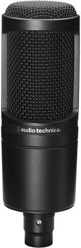 ميكروفون مكثف قلبي الشكل AT2020 من Audio-Technica مع ذراع بث ثنائي القسم BAI-2X وفلتر بوب وكابل XLR in Saudi Arabia