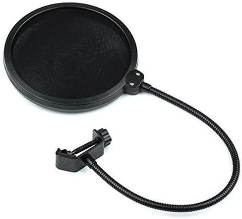 ميكروفون مكثف قلبي الشكل AT2020 من Audio-Technica مع ذراع بث ثنائي القسم BAI-2X وفلتر بوب وكابل XLR in Saudi Arabia