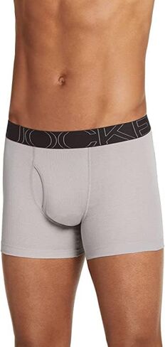 Jockey Men's ActiveBlend 5" X-Large 4 Pack Charcoal/Grey/Navy/Blue Stripe Mid-Rise Boxer Brief Underwear in Saudi Arabia