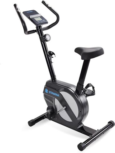 Stamina Upright Exercise Bike 1308 - Fitness Bike with Smart Workout App - Exercise Bike for Home Workout - Up to 300 lbs Weight Capacity in Saudi Arabia