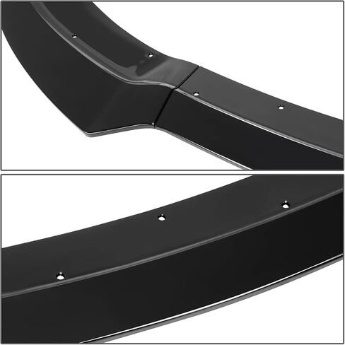 DNA Motoring ZTL-Y-0232 3Pc Front Bumper Lip Spoiler Splitter Compatible with 15-20 Dodge Charger SRT, Black in Saudi Arabia