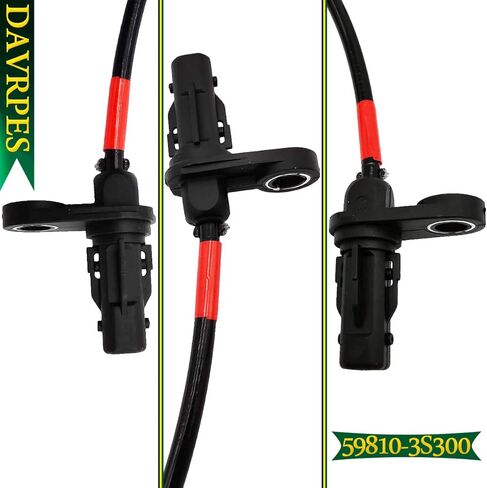 2 قطعة 59810-3S300 + 59830-3S300 الجبهة اليسرى واليمنى ABS عجلة السرعة الاستشعار لشركة هيونداي سوناتا 2011 2012 2013 2014 استبدال #598103S300 ~ 598303S300 in Saudi Arabia
