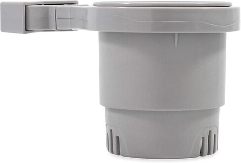 Camco Large Clamp Mounted Cup Holder-Provides a Secure Location for Your Beverage-Mountable for Up to 2-Inch Rail-White (53083) in Saudi Arabia