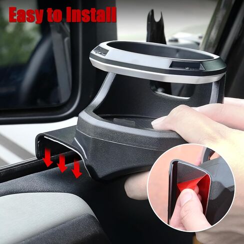 حامل أكواب نافذة Mabett لسيارة Ford Bronco 2021-2024 2/4 أبواب، حامل أكواب للباب الجانبي للسائق لملحقات برونكو in Kuwait