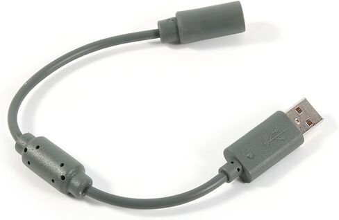 Zerone Converter Adapter Cable, 10.6inch Wired Controller Replacement USB Breakaway Adapter Connection Cable Cord for XBO X360 Gray in Saudi Arabia