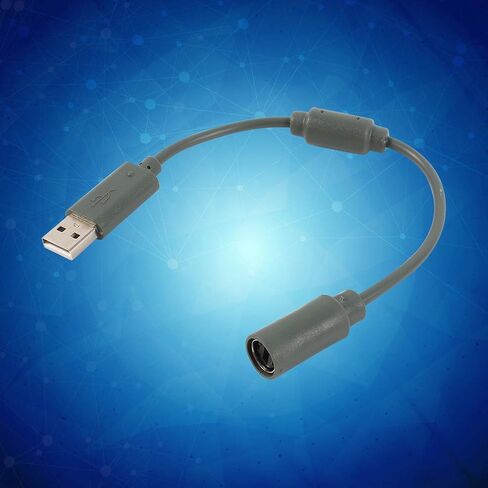 Zerone Converter Adapter Cable, 10.6inch Wired Controller Replacement USB Breakaway Adapter Connection Cable Cord for XBO X360 Gray in Saudi Arabia