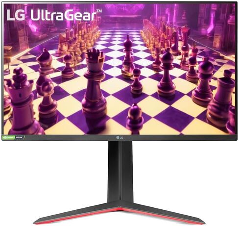 LG 27GP750-B 27" Ultragear FHD (1920 x 1080) IPS Gaming Monitor w/ 1ms Response Time & 240Hz Refresh Rate, NVIDIA G-SYNC Compatible with AMD FreeSync Premium, Thin Bezel, Tilt/Height/Pivot Adjustable in Kuwait