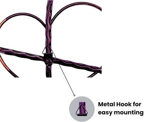 BestGiftEver Metal Wall Cross - Decorative Cross Wall Hanging with Entwined Hearts - Spiritual Jesus Art Sculpture for Home Wall Decor, Christian Wall Art, and Religious Wall Decor in Saudi Arabia