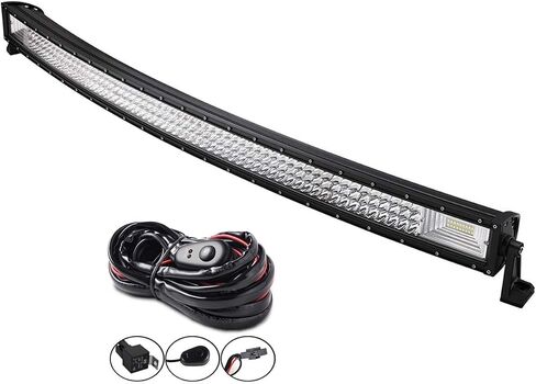Willpower 22 inch 270W Curved LED Work Light Bar Triple Row Driving Lights Fog Lamp Off Road Lighting DC 12V 24V for SUV UTE ATV Truck 4x4 Boat in Kuwait