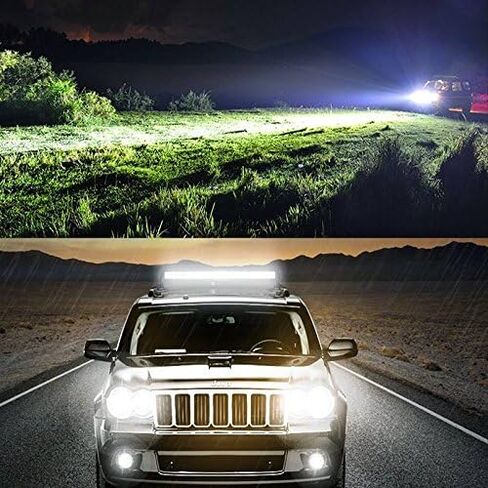 Willpower 22 inch 270W Curved LED Work Light Bar Triple Row Driving Lights Fog Lamp Off Road Lighting DC 12V 24V for SUV UTE ATV Truck 4x4 Boat in Kuwait