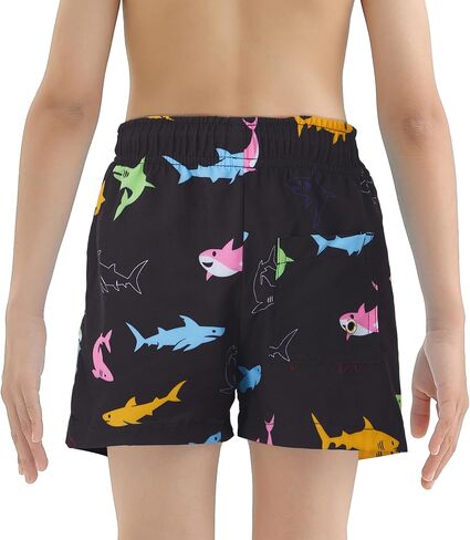 Boys Swim Trunks Swimsuit Boxer Brief Liner Swim Trunks Quick Dry Compression Anti Chafe Toddler Swim Shorts in Saudi Arabia