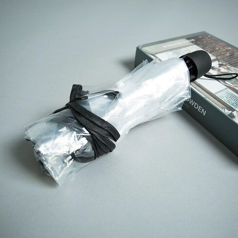 مظلة فقاعية شفافة مع دانتيل - قبة مقاومة للرياح والمطر مع رؤية شفافة، تصميم خفيف الوزن للأطفال وحفلات الزفاف والجولف والتنقل والسفر (أسود) in Kuwait