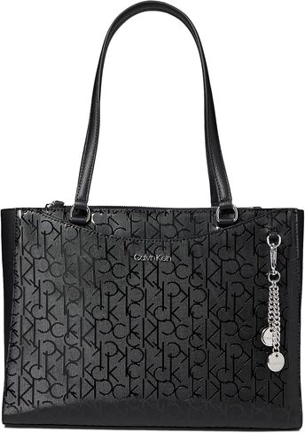 Calvin Klein Mavis Text Emboss Tailored Tote in Saudi Arabia