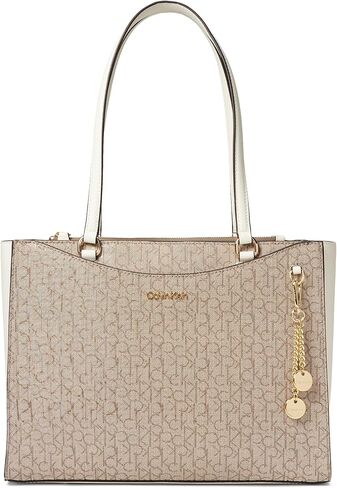 Calvin Klein Mavis Text Emboss Tailored Tote in Saudi Arabia