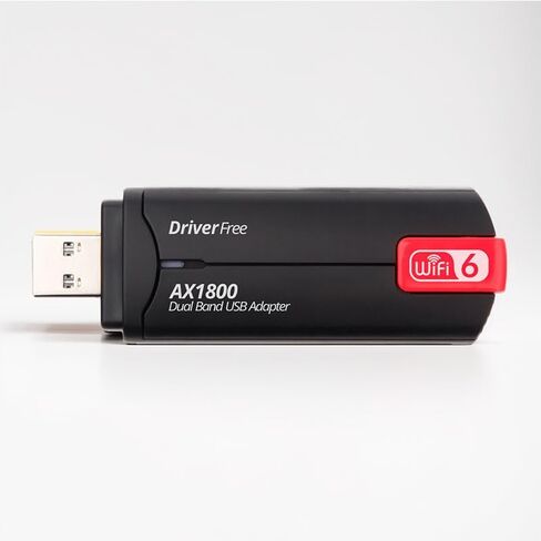 محول WiFi 6 USB ثنائي النطاق AX1800 2.4G/5 جيجا هرتز بطاقة شبكة Wi-Fi Dongle USB 3.0 WiFi6 لنظام التشغيل Windows 7/10/11، التوصيل والتشغيل - ReynaTech in Saudi Arabia