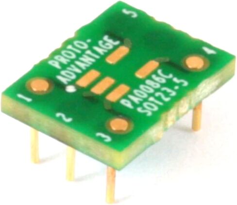 (Qty 2) Proto-Advantage PA0086C SOT23-5 to DIP-6 SMT Adapter (0.95 mm Pitch) Compact Series in Saudi Arabia