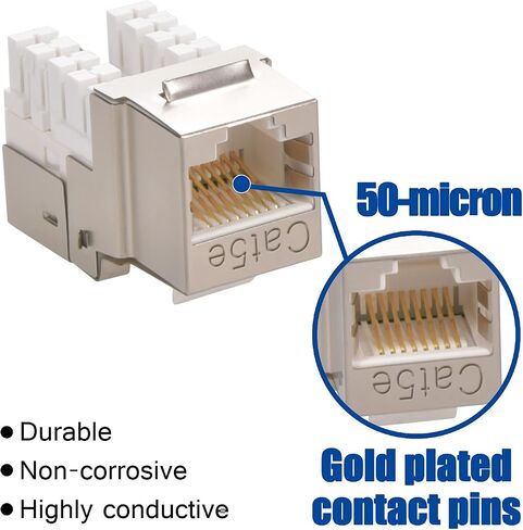 مقبس حجر الزاوية المحمي من النوع Cat.5E RJ45 110 (عبوة من 10 قطع) in Saudi Arabia