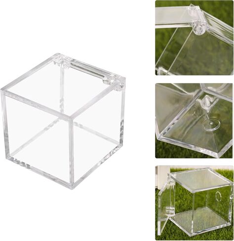 2 PCS Golf Ball Display Case, UV Protected Golf Ball Display Cube, Acrylic Case Clear Display Holder for Golf Balls, 2.36 x 2.36 x 2.36 Inch in Saudi Arabia
