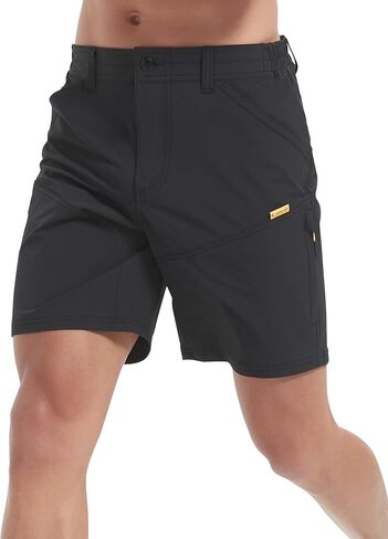 Hiking Shorts Men Cargo Quick Dry Lightweight Stretch Tactical Shorts for Fishing Travel Casual with Multi Pockets in Kuwait