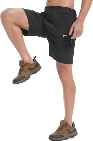 Hiking Shorts Men Cargo Quick Dry Lightweight Stretch Tactical Shorts for Fishing Travel Casual with Multi Pockets in Kuwait