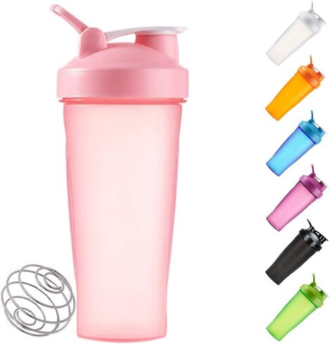 Classic Shaker for Protein Shakes and Pre-Workout, Gym Shaker Bottle, Protein Shaker Bottle-24 oz.(pink) in Saudi Arabia