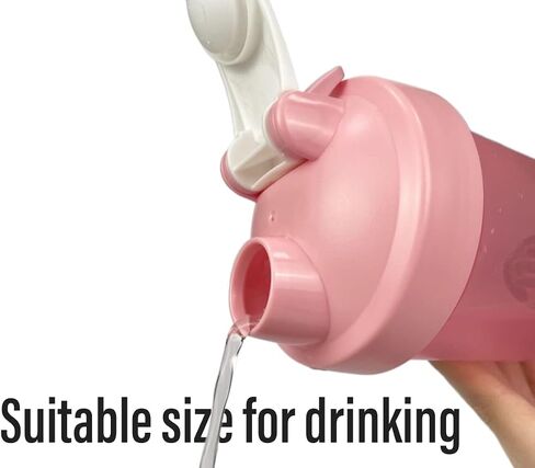Classic Shaker for Protein Shakes and Pre-Workout, Gym Shaker Bottle, Protein Shaker Bottle-24 oz.(pink) in Saudi Arabia